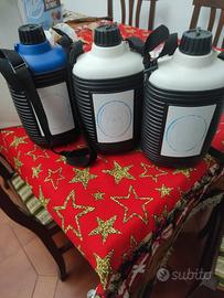 tre borracce nuove