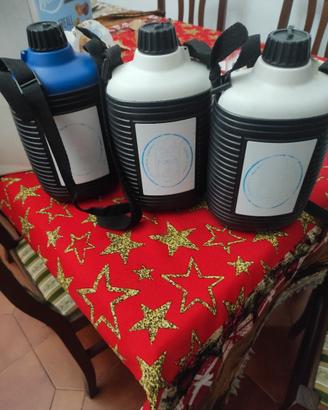 tre borracce nuove