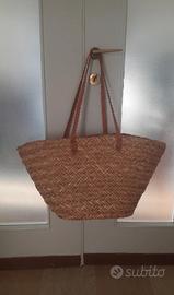 Borsa di paglia Oysho