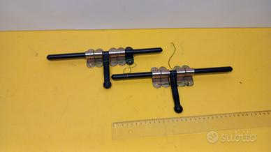 Coppia catenacci per porta in legno, lunghezza 30