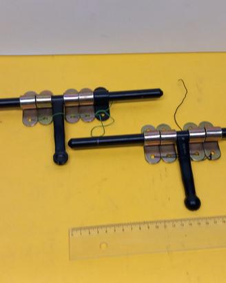 Coppia catenacci per porta in legno, lunghezza 30