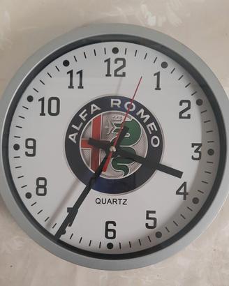 Orologio da parete con Logo "Alfa Romeo"