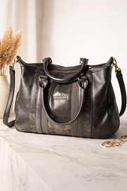 Borsa Nero Giardini in pelle-nuova mai utilizzata
