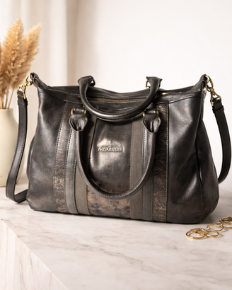 Borsa Nero Giardini in pelle-nuova mai utilizzata