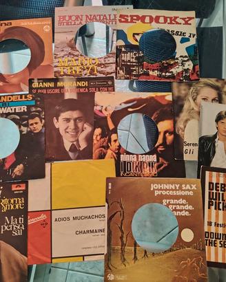 Copertine varie vinili  45 giri anni 60-70