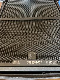 2 x RCF 8003 subwoofer