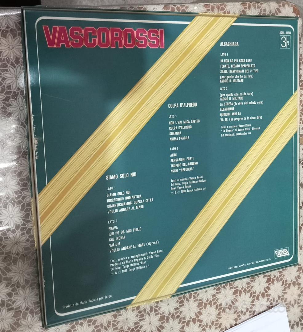 Triplo vinile Vasco Rossi 1981 stampa originale - Musica e Film In vendita  a Brindisi