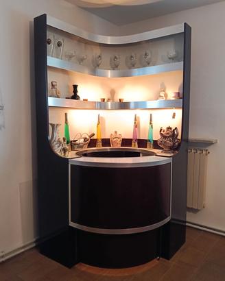 Mobile bar angolare vintage anni 70 