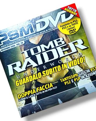 RIVISTA PSM DVD VOL 58 NOVEMBRE 2008 PLAYSTATION !
