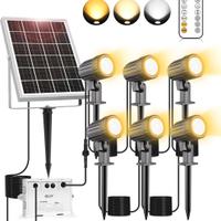 Faretti Solari Esterno 1200LM LED IP66 6in1 Giardi