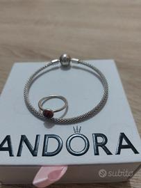 bracciale e anellino pandora 