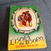 Libro vintage "l'isola del tesoro" di L. Stevenson