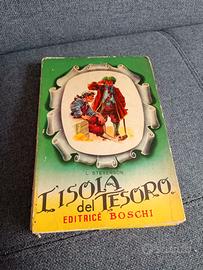 Libro vintage "l'isola del tesoro" di L. Stevenson