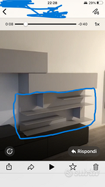 pannelli boiserie con mensole