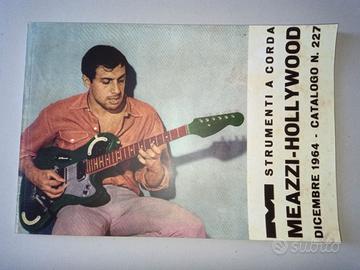 RISTAMPA CATALOGO MEAZZI HOLLYWOOD CHITARRE BASSO