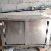 Mobile Piattaia Cucina Professionale Acciaio
