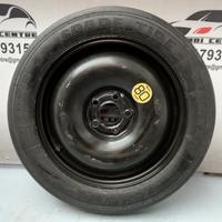 Ruota ruotino di scorta nissan qashqai 2014 t135/