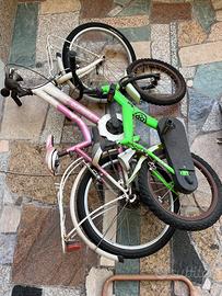 2 Bici bambino + bambina
