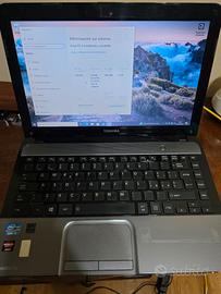 notebook Toshiba L830 core i5 radeon graphics 