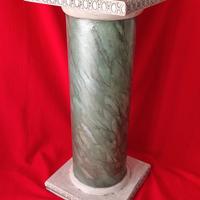 Colonna effetto marmo per interni, h. cm60