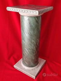 Colonna effetto marmo per interni, h. cm60