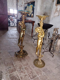 Statue antiche porta oggetti