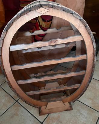 Porta bottiglie legno