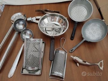 vecchi oggetti per la cucina 