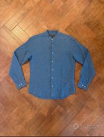 Camicia di lino bianca taglia M