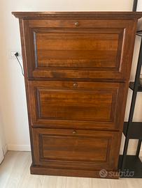 Scarpiera legno rovere