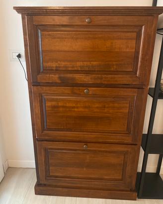 Scarpiera legno rovere