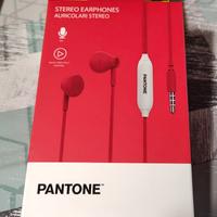 auricolari Pantone rosso