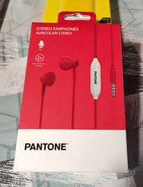 auricolari Pantone rosso