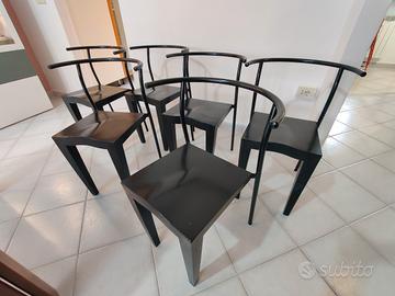 6 Sedie Dr. Glob di Philippe Starck per Kartell