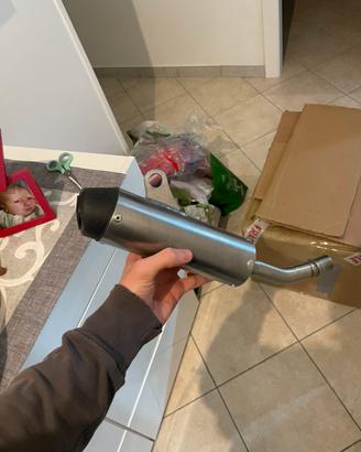 silenziatore 125cc