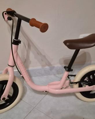 Bici rosa bimba senza pedali decathlon