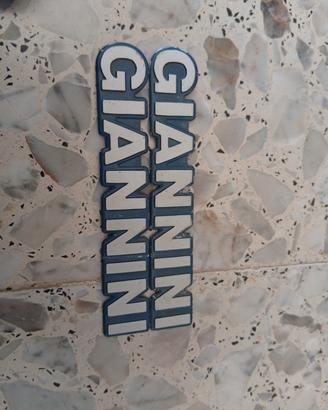 scritta Giannini 