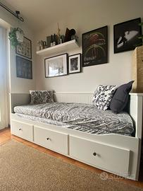 HEMNES divano letto IKEA  bianco