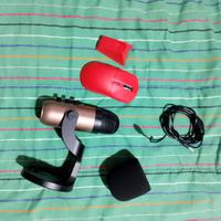 maus da gaming e microfono 