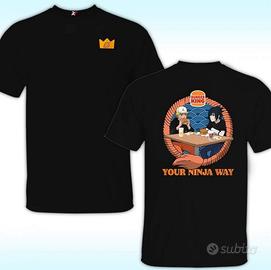 T-shirt Naruto Burger King Black L Your Ninja Way