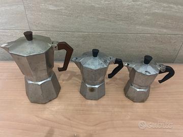 Cafferriere moka da 2,4 e 6 tazze