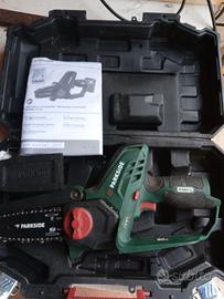 motosega a batteria Parkside 12v 