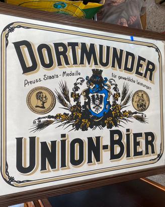Specchio Vintage Dortmunder Union-Bier 81x67