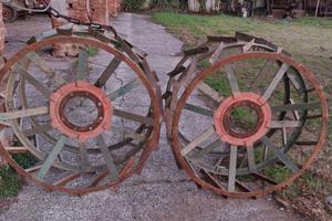 Coppie di ruote in ferro a gabbia per trattore