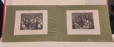 INCISIONI William Hogarth (Londra, 1697 - 1764)