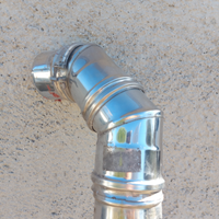 Tubi fumo acciaio alluminio 80 e 100