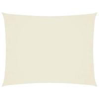 Parasole a Vela Oxford Rettangolare 3,5x5 m Crema
