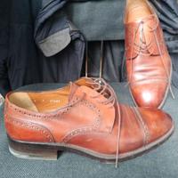 Scarpe in pelle Alexander suola rossa