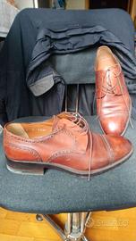 Scarpe in pelle Alexander suola rossa