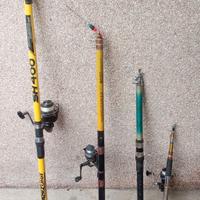 Canne da pesca e cassette